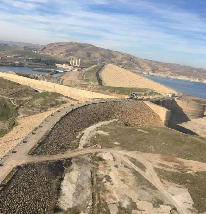 DIGA DI MOSUL Altre attività includono l esecuzione dei lavori di riparazione e di manutenzione dei tunnel di entrata di fondo in quanto sono attualmente danneggiati.