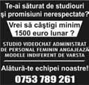 Domnească nr. 125, 80000 E. Tel. 0722506108. (15751) 1000 mp intravilan Kogălniceanu, variante auto. 0747870424. (15768) Vând teren cu casă demolabilă, bdul G.