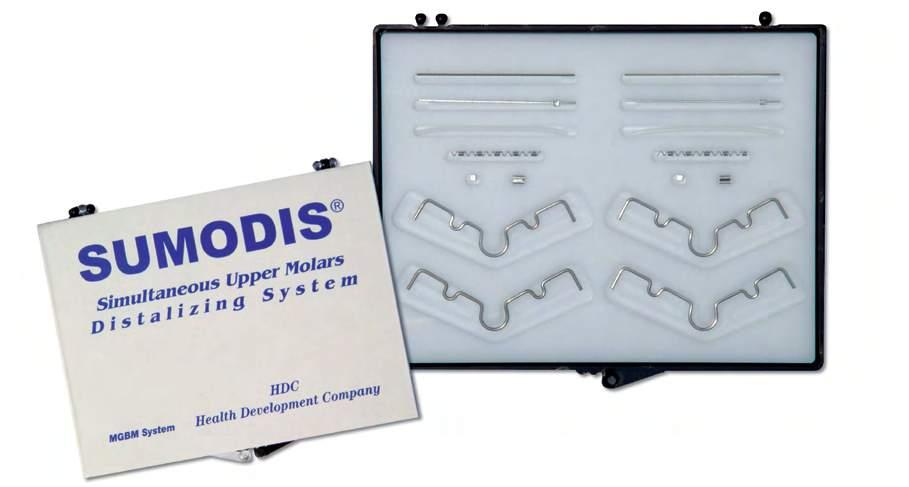 Sumodis Sistema per la simultanea distalizzazione dei molari superiori SUMODIS è un sistema per la contemporanea distalizzazione dei