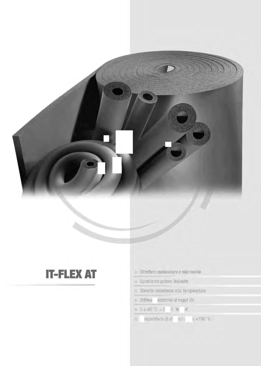 ITFLEXAT * Struttura molecolare a microcelle * Eccellente potere isolante * Elevata resistenza alla