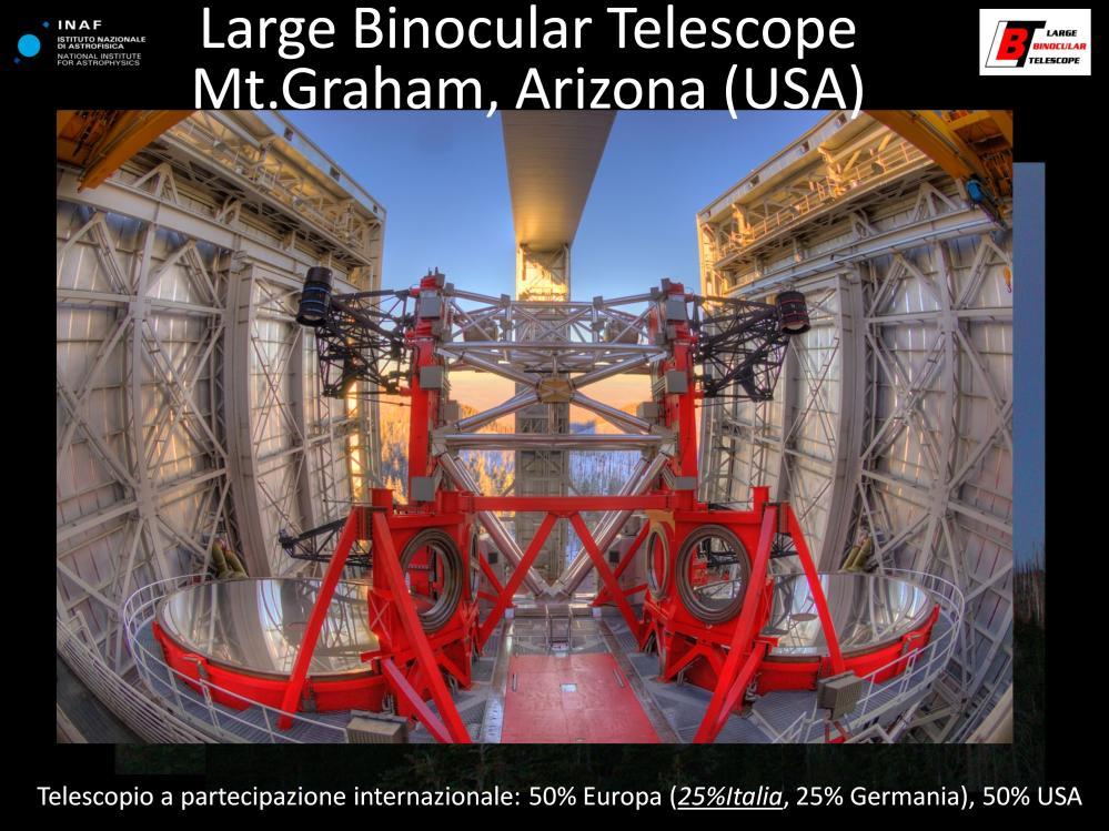 L Italia con l Osservatorio Astrofisico di Arcetri dell Istituto Nazionale di Astrofisica, in collaborazione con le ditte ingegneristiche italiane Microgate di Bolzano per l elettronica e ADS di