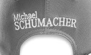Logo Michael Schumacher sul lato inferiore della visiera.