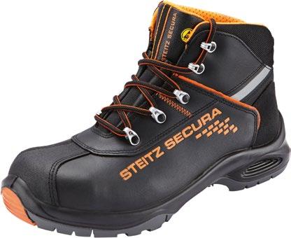 EITZ SECURA VARIO FLEX PRO ESD Scarpa di sicurezza VARIO FLEX PRO con tecnologia VARIO Multiflex. Esterno in pelle liscia elastica.