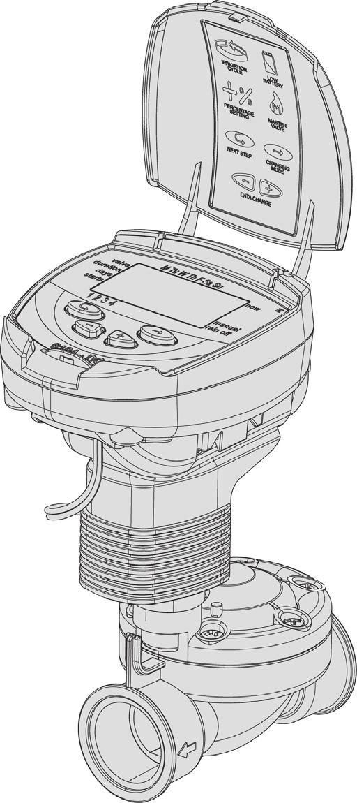 Programmatori a batteria DC Istruzioni per l Installazione ed il Funzionamento del Programmatore Questo manuale fornisce le istruzioni per l installazione ed il funzionamento dei programmatori DC1,