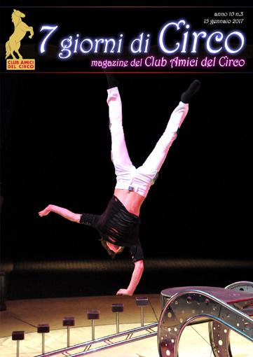 In copertina Richard Bormann (Cirque Bormann, Parigi - 10 Dicembre 2016) in una foto di Flavio Michi. Nella nostra newsletter trovate anche il Quick Reponse Barcode.