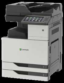Dispositivo multifunzione laser a colori Lexmark Serie XC9200 Se le vostre esigenze vanno oltre i formati pagina standard, le velocità di stampa medie e gli intervalli di servizio ordinari, questa