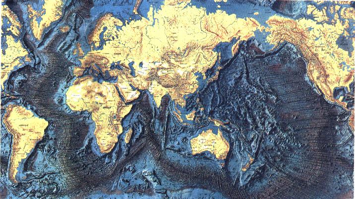 L interno della Terra non è omogeneo) Litosfera divisa in placche Dorsale medio-atlantica Dorsale pacifica Dorsale indiana Metà XX sec STUDIO FONDALI OCEANICI grazie a sonar