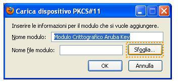 Passo 3 All interno della finestra Gestioni dispositivi cliccare il pulsante Carica.