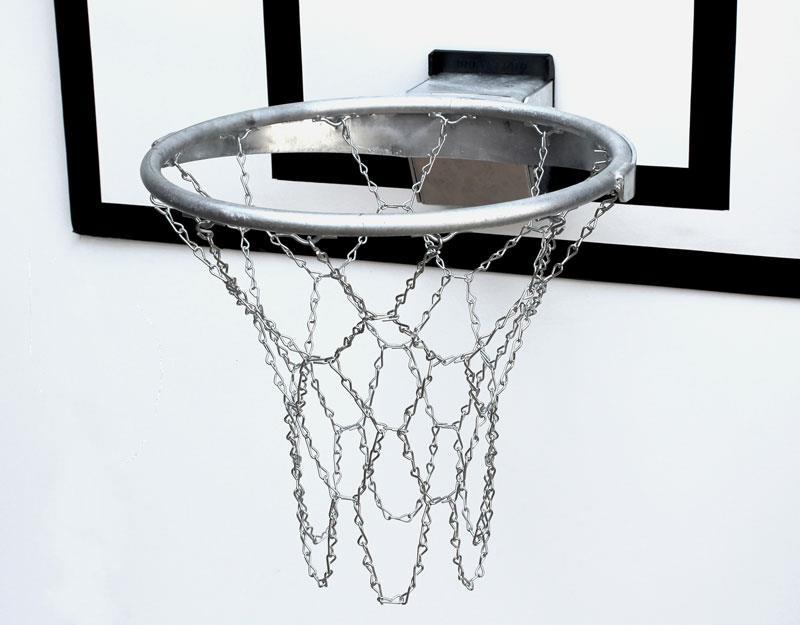 Regulation basketball ring, in painted steel, extrastrong model. Art.