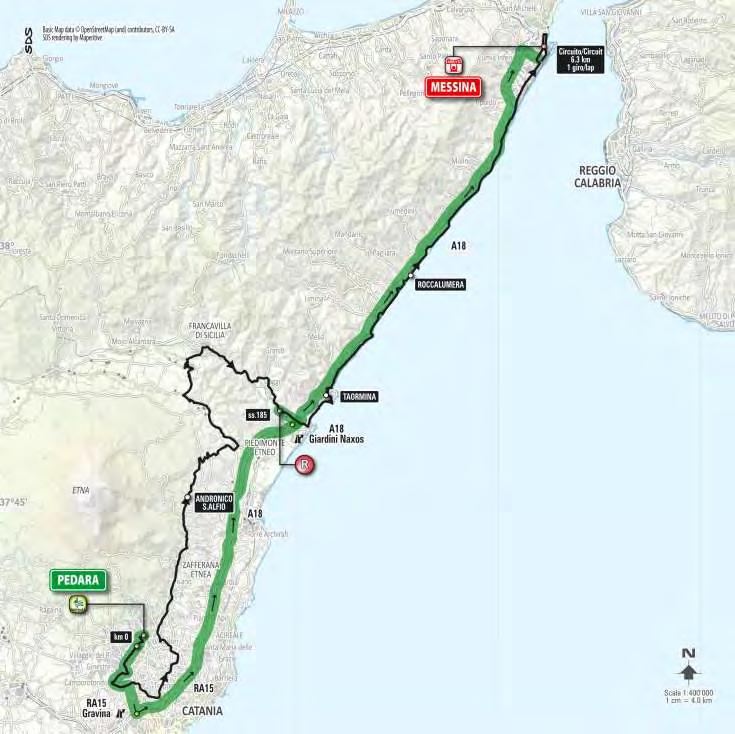 Tappa / Étape / Stage 5 Pedara-Messina 10.05.