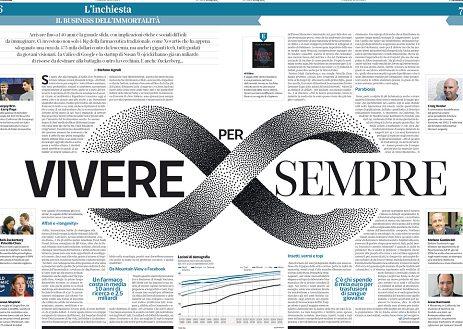 VENERDÌ 16.03.2018 CORRIERE DELL SER L Economia UN NNO D LEGGERE 55 rrivare fino a 140 anni è la grande sfida con implicazioni etiche e sociali difficili da immaginare.