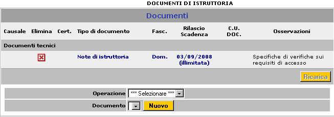 3- scrivere eventuali brevi note per un immediato riscontro nella sezione. Il salvataggio dei dati inseriti provoca un ulteriore aggiornamento della sezione.