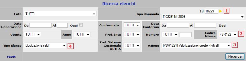 Verificata la corrispondenza fra le ditte inserite e gli importi in liquidazione l elenco può essere salvato provvisoriamente attraverso il tasto confermato attraverso il tasto.