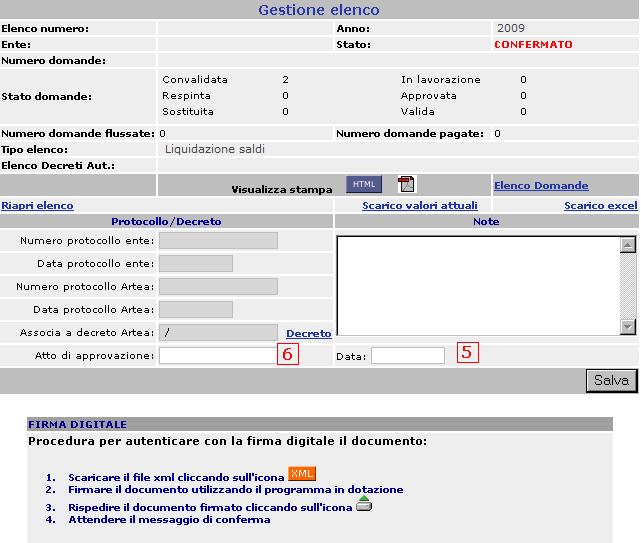 Si agisce infine sul tasto.