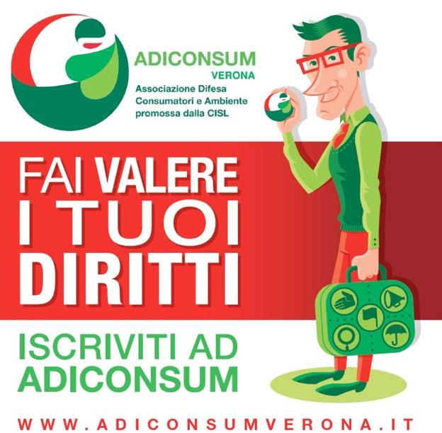 Il presente vademecum sui diritti del consumatore è stato realizzato in collaborazione con Adiconsum Verona - Associazione Difesa Consumatori e Ambiente nel mese di Aprile 2018.