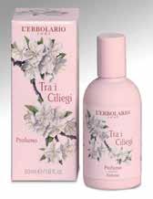 3 - Tra i ciliegi - Profumo Una fragranza soave, fiorita e leggera come i Ciliegi in fiore.