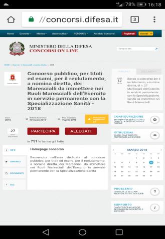 1. POSTI A CONCORSO I posti a concorso sono complessivamente 27.