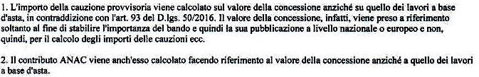 800;  4 e 5 - La percentuale offerta in sede di gara sarà quella applicata all incasso lordo annuo derivante dai proventi per la vendita dell energia e dalle tariffe incentivanti effettivamente