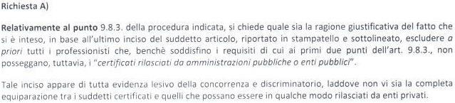 attenersi a quanto previsto dal bando di gara in riferimento al D. Lgs. 50/2016 ex art. 167 e art. 35. 10.