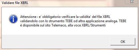 Cliccare su Aggiungi per allegare il file contenente il bilancio XBRL. Tramite il bottone Sfoglia recuperare il file dalla cartella nella quale era stato precedentemente salvato.