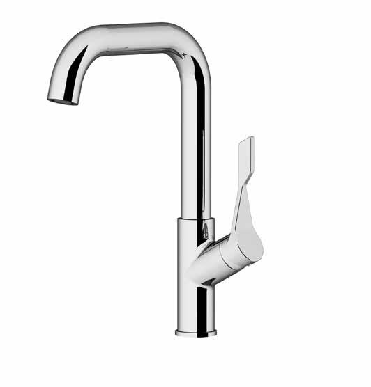 UNLEADED ZERØPb Miscelatore lavello con bocca girevole Single lever sink mixer with swivel spout Mitigeur évier avec bec orientable Mezclador monomando bidè con desagüe automático y flex inox