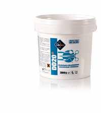 Prodotti DD20 + G LINE DS40 + G LINE Disinfettante concentrato in polvere Disinfettante e sterilizzante in polvere concentrato