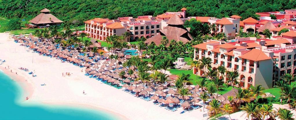 sandos playacar beach resort **** sup. Il resort si compone di più edifici e si trova a 45 min. dall aeroporto di Cancun e a 5 minuti da Playa del Carmen.