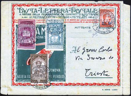 .. 50 - Italia Regno - B.L.P. - 6/6/1923 - Lampo da Trieste per città affrancata con c.