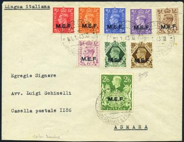 .. 350 - Colonie Italiane - Emissioni Generali - 16/6/1934 - Lettera Filatelica raccomandata espresso da Tripoli per Roma affrancata con