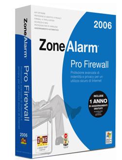 CARTA CAF I SERVIZI ZONE ALLARM ANTIVIRUS 2006 Software che protegge il computer da virus, hackers, allegati sospetti dell'email e minacce nelle