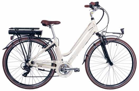 2 - ANSMANN LI-ION 36V 10,4AH - 375 Wh - LED-Display Distanza: up to 90 km City bike elettrica da donna con ruote da 26 dall ottimo rapporto qualità-prezzo-prestazioni.
