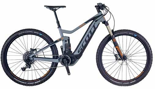 , 3 modes: Lockout Traction Control -Descend, Reb. Adj., Travel 150 100 Lockout / 185X55mm Motore: Shimano STEPS E8000, 250W w/integr.