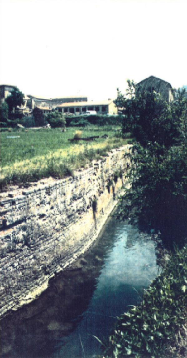 Ducale zona Parco CANALE DI MODENA FOSSATO DISEGNATO DALL ARCH.