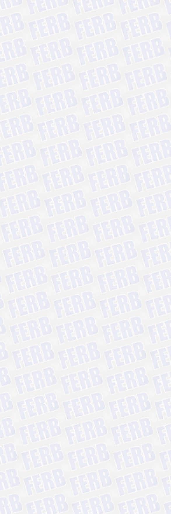 FERB lavora in ambienti certificati ISO 9001 e dispone di una struttura di progettazione interna che permette la