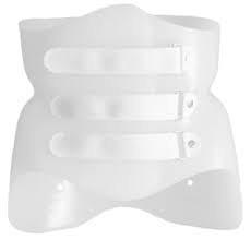 Pre-post operatorio del tratto dorsolombare È un corsetto costruito in materiale termoplastico ad apertura anteriore.