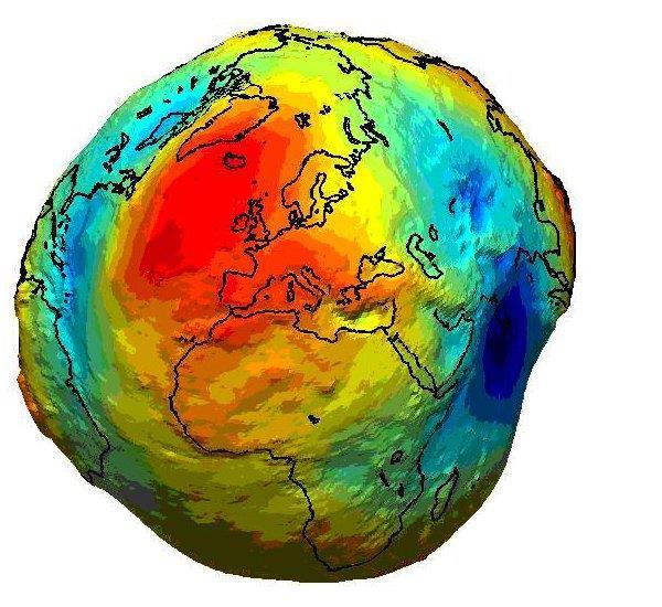 La forma della Terra Geoide: superficie che meglio descrive le irregolarità della Terra.