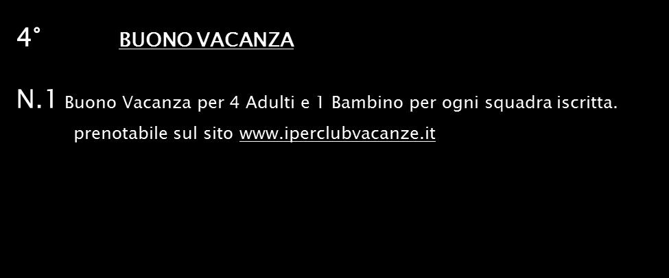 PROMOZIONI 1 ISCRIZIONE GRATUITA : AI TORNEI DA ORGANIZZATI DA EUROPA TORNEI ED EVENTOURS 2 PRENOTA PRIMA: ISCRIZIONI ENTRO IL 10 DICEMBRE 2012 > 5% DI SCONTO* ISCRIZIONI 60 GG PRIMA DELL'INIZIO DEL