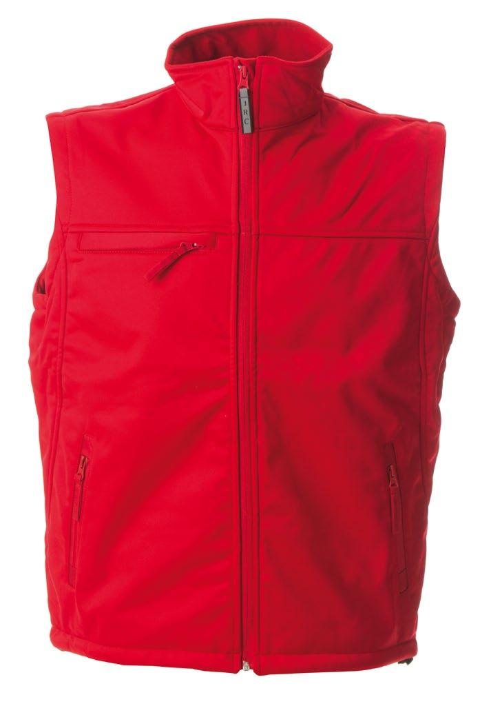 Aspen Jacket Waistcoat in soft shell in 92% soft polyester- shell 100% 8% polyester elastan Veste en soft Gilet shell en soft 92%