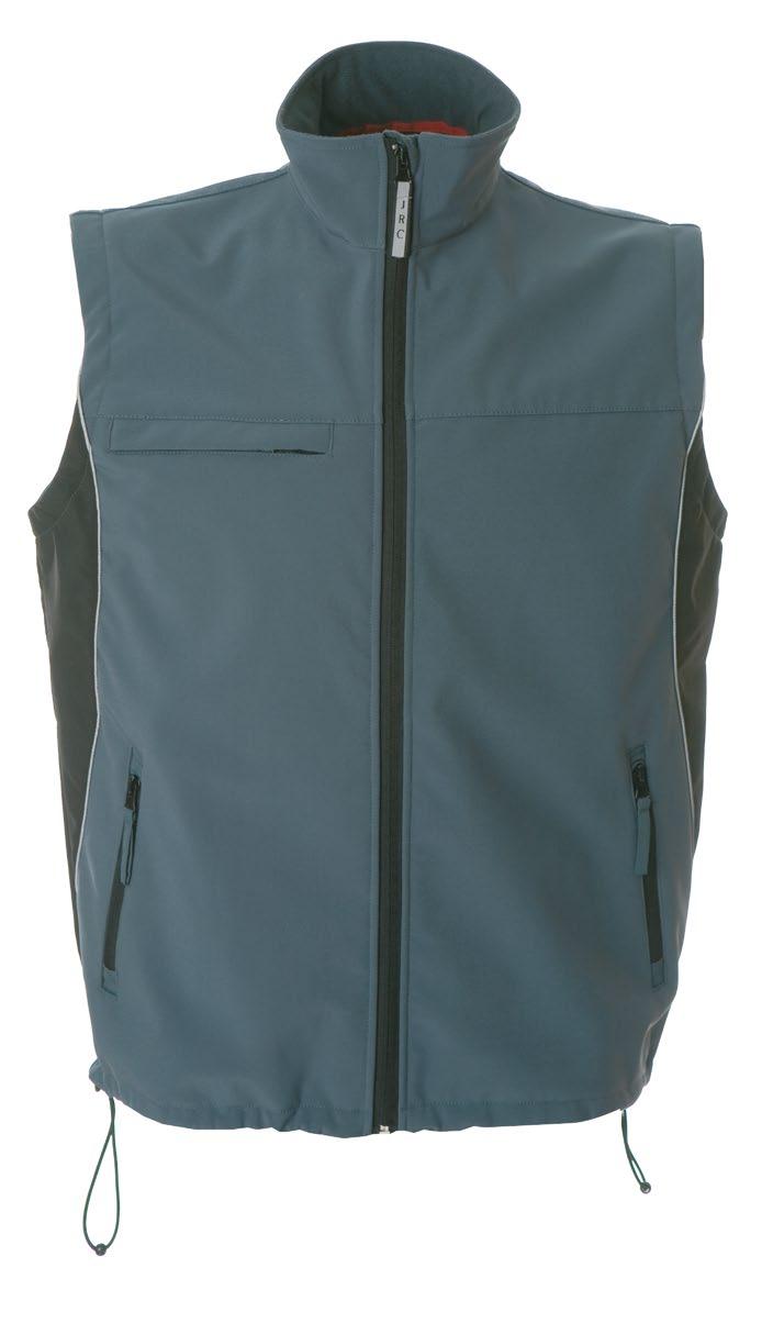 Jacket Waistcoat in soft in soft shell shell 92% polyester- 92%