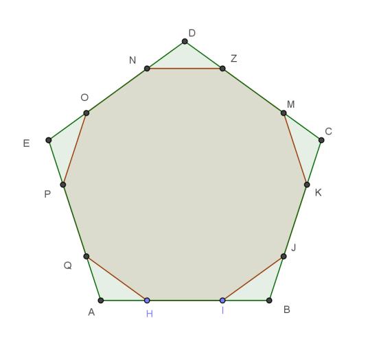 www.matefilia.it PNI 006 SESSIONE STRAORDINARIA - QUESITI QUESITO È assegnato un pentagono regolare di lato lungo L.