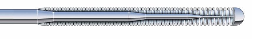 Acciaio Inossidabile (1ª Generazione) Benefici Primo materiale utilizzato (esperienza produttiva) Buon supporto, spinta e torque