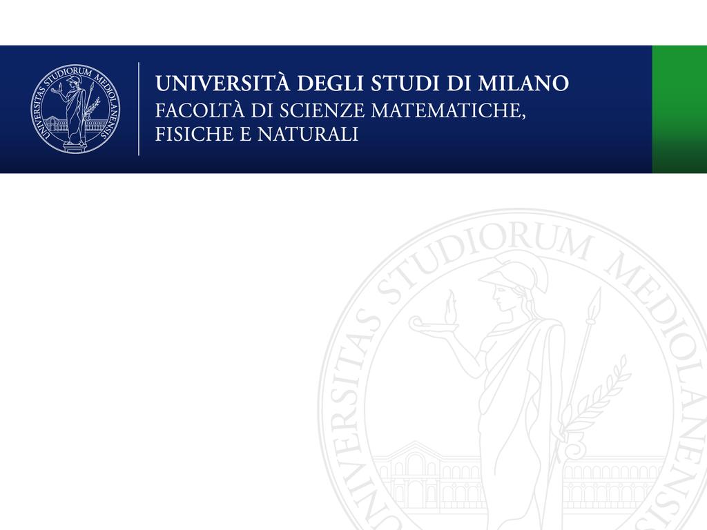 CORSO DI LAUREA MAGISTRALE IN FISICA Percorso di Geofisica, Fisica dell Ambiente e per i Beni Culturali Per ulteriori informazioni