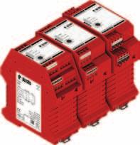 Modulo di sicurezza CS AT3 Modulo per arresti di emergenza e di controllo finecorsa per ripari mobili con contatti ritardati alla apertura degli ingressi e sensori magnetici di sicurezza