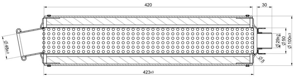 ROK MISURA CORDALE ESTERNA EXTERNAL CHORD READING LECTURE CORDALE EXTERIORE A = 765 ± 5 mm A = 765 ± 5 mm A =765 ± 5 mm