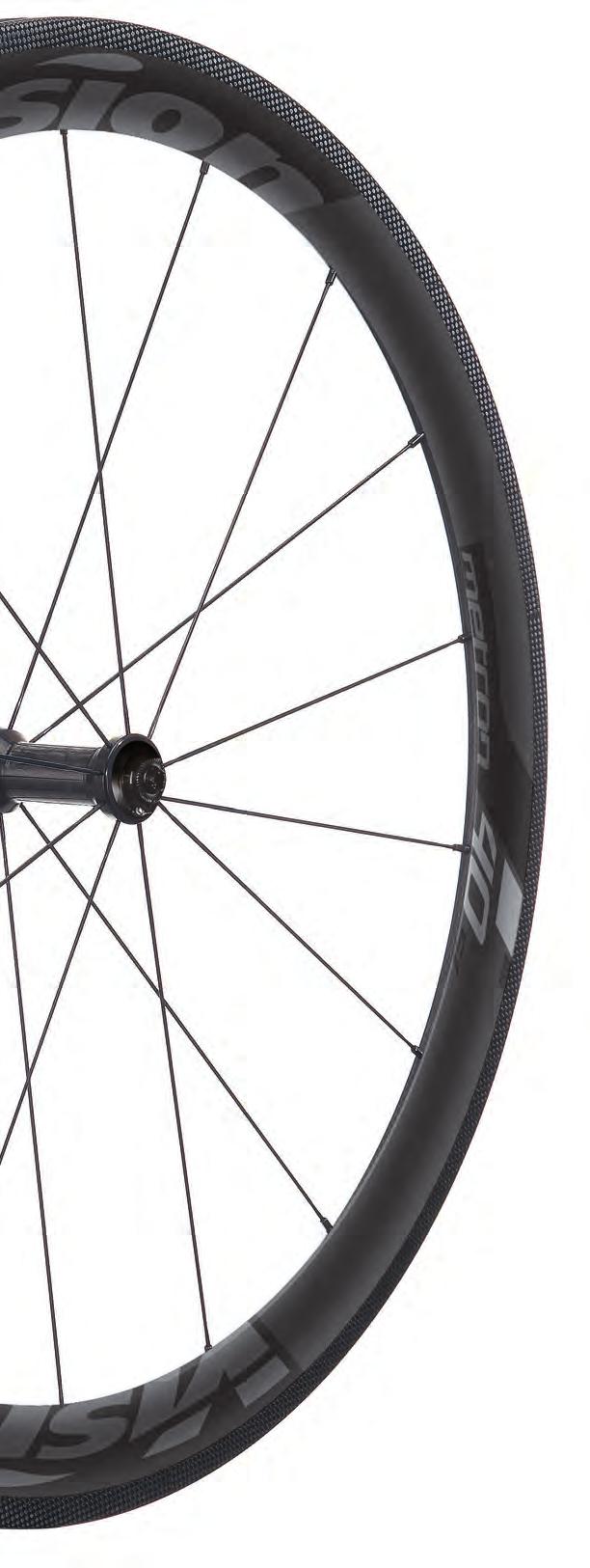 DEALER METRON METRON 40 SL Cerchio full carbon 40 mm per tubolare e copertoncino Mozzi con sistema PRA di regolazione del precarico Cuscinetti 6 cuscinetti a cartuccia (2 anteriori + 4 posteriori)