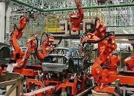 Robotica ieri (in fabbrica) Robotica ieri, oggi e domani Cella o linea costruita intorno al robot Barriere fisiche di