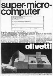 Il primo personal computer Nel 1965 l'azienda ITALIANA Olivetti propone