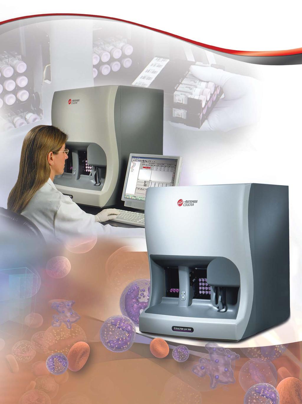 Prestazioni superiori per il Vostro Laboratorio Sistema ematologico COULTER LH 500 Blood Banking Centrifugation Chemistry Flow