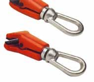 Self-locking pull clamps 6 Ton. Self-locking pull clamps with fast fastening by means of threaded pin mounted to the pull ring.