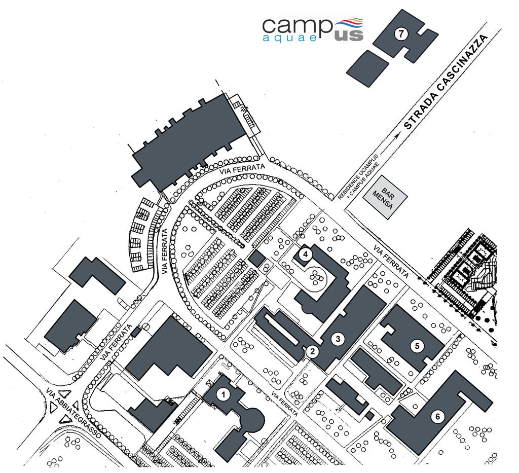 MAPPA CAMPUS AQUAE, STRADA